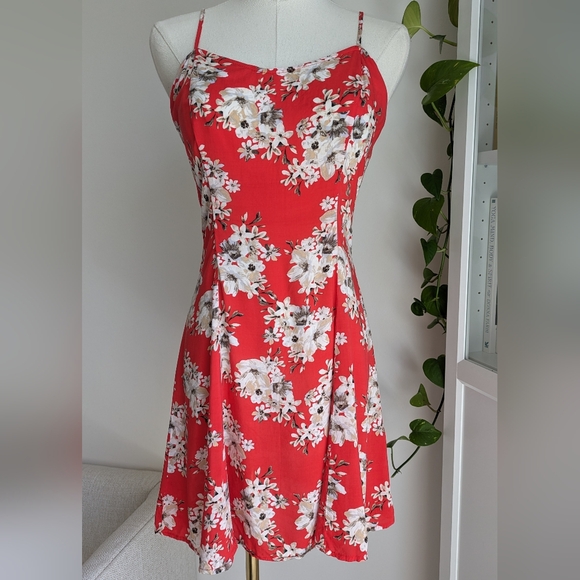 Floral Mini Slip dress - Picture 1 of 5